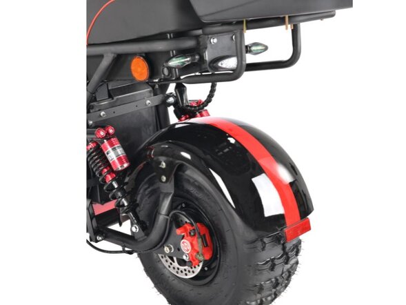 Электроскутер White Siberia PRO 2WD 4000W 60v21ah (полноприводный, 2*2000W)